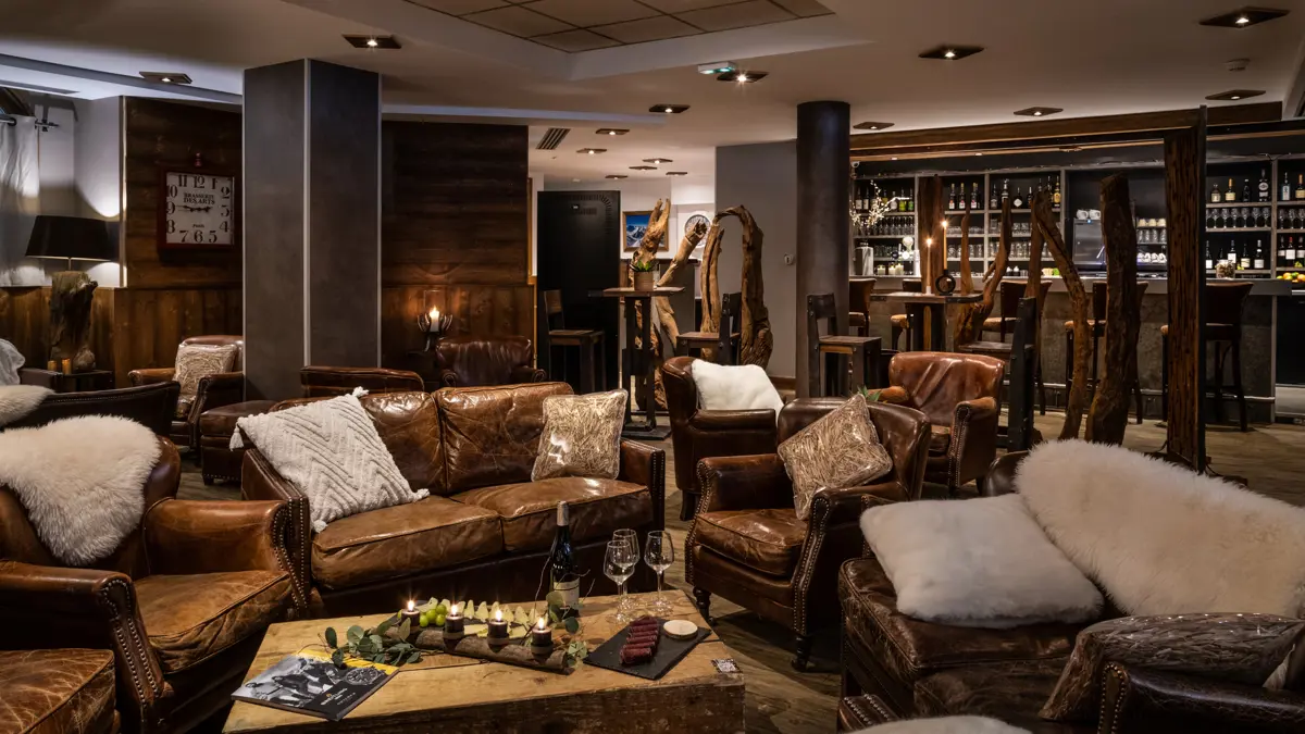 Hotel Ski Lodge Val D'isere lounge area