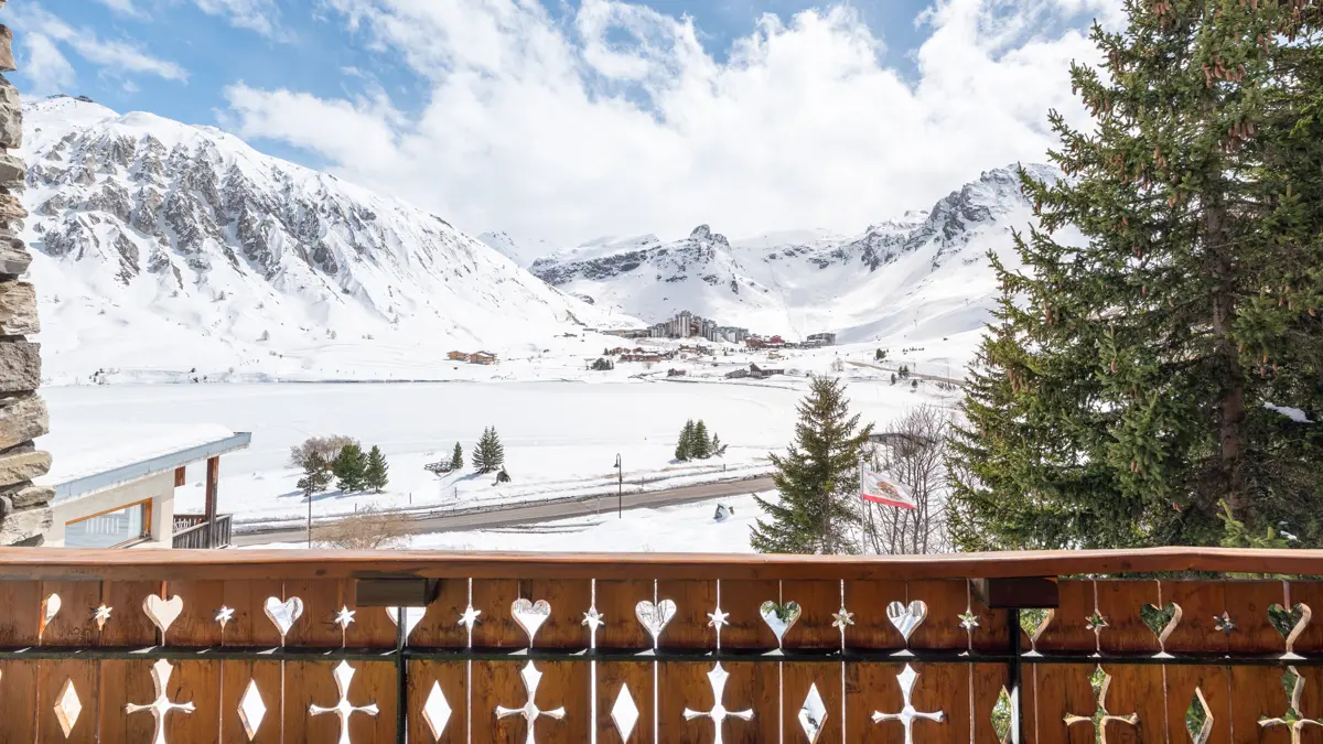 Chalet Les Arolles Tignes Terrace