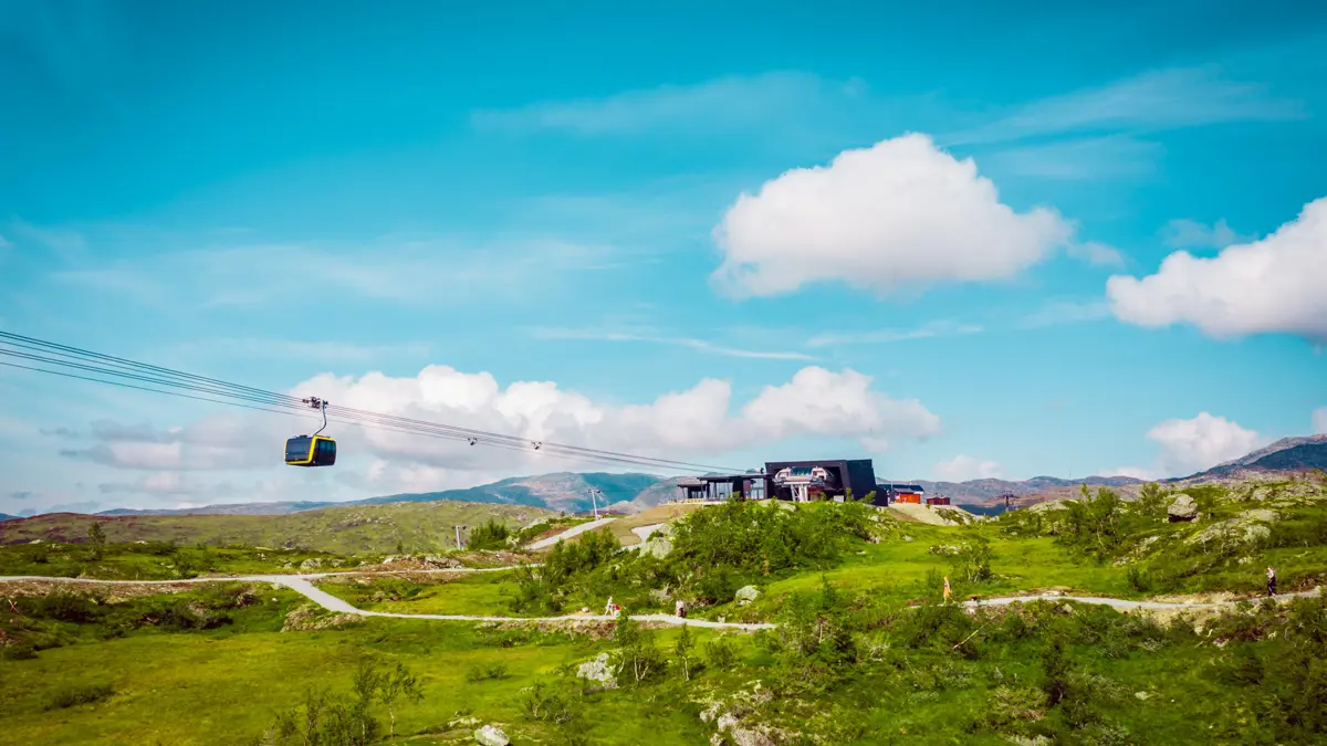 Voss Norway View of Cable Car Station Copyright Jon Hunnalvatn Ton Voss Resort