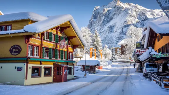 Grindelwald Switzerland Village Street