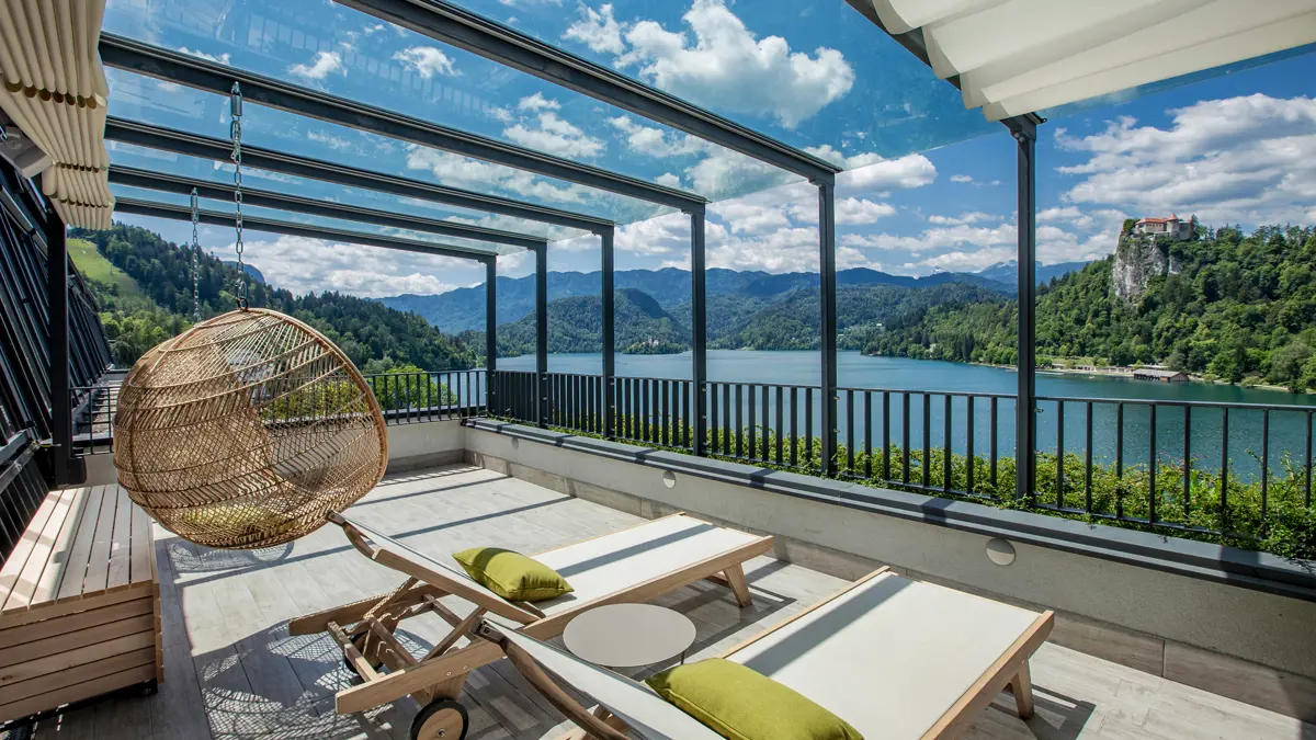 Hotel Park Lake Bled Spa Park Outdoor Terrace