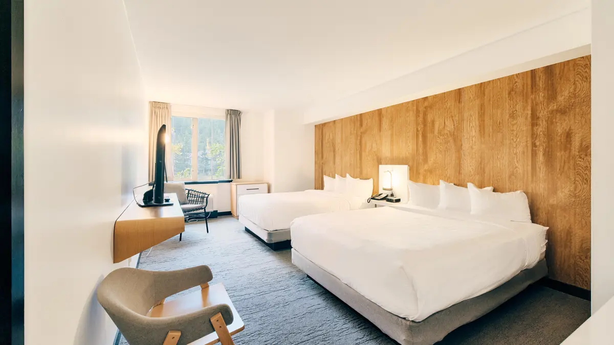 Hotel Aava Whistler Deluxe Studio Room Two Queens