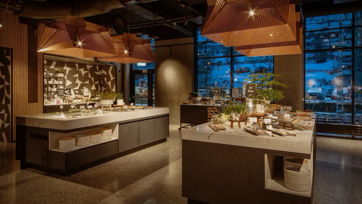 Hotel Scandic Voss Restaurant Buffet Breakfast