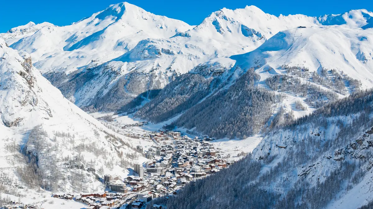 Val D'isere France Tignes Val D'isere Ski Area